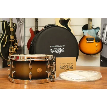 Slingerland Radio King 14x07" Black and Gold Lacquer Limited Edition