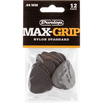 Dunlop 449P088 Max Grip Plectrum 0.88mm 12-Pack