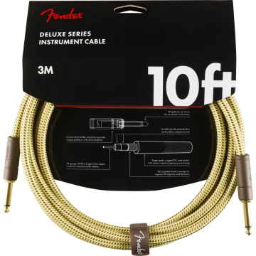 Fender Instrumentkabel Deluxe Tweed, Jack-Jack, 3m
