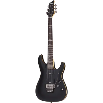 Schecter Demon-6 FR, Aged Black Satin