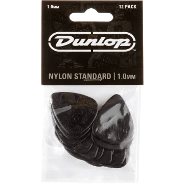 Dunlop Nylon Standard 1.00 Plectrum 12-Pack 