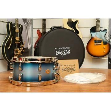 Slingerland Radio King 14x07" Blue & Silver Lacquer Limited Edition