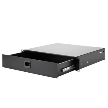 Adam Hall Rack Drawer 2 U Staal