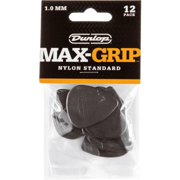 Dunlop 449P100 Max Grip Plectrum 1.00mm 12-Pack