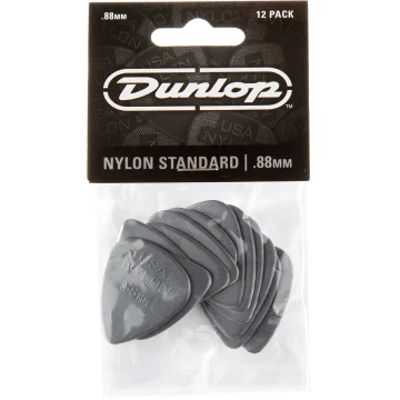 Dunlop Nylon Standard .88 Plectrum 12-Pack 