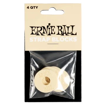Ernie Ball Strap blocks cream 5624