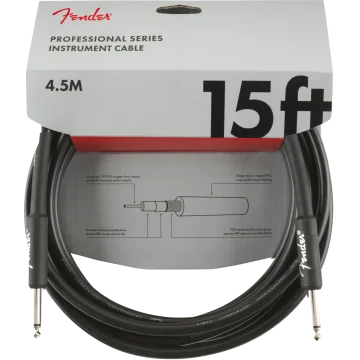 Fender Instrumentkabel Professional Series, Jack-Jack, 4.5m