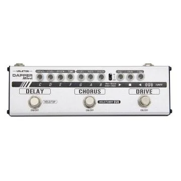 Valeton Dapper Mini Effect Strip. Overdrive, Chorus, Delay, Tuner