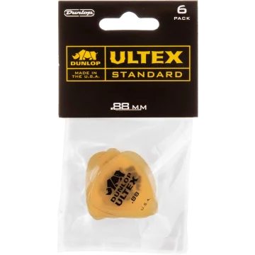 Dunlop 421P88 Ultex Standard Plectrum 0.88mm 6-Pack