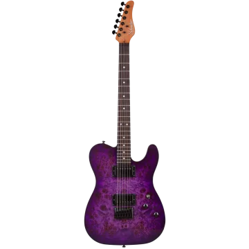 Schecter PT Standard, Purple Burst Burl