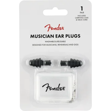 Fender Musician Series Ear Plugs, Black