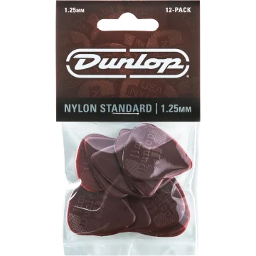 Dunlop Nylon Standard 1.25 Plectrum 12-Pack 