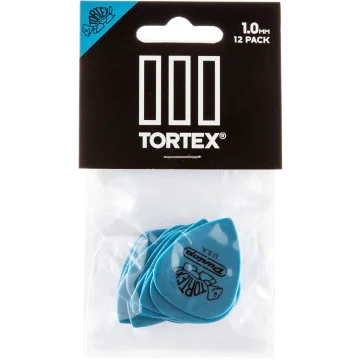 Dunlop 462P100 Tortex III Plectrum 1.00mm 12-Pack