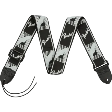 Fender Monogram, zwart/licht grijs/donker grijs 2"
