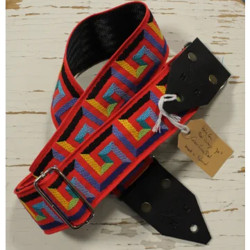 Holy Cow Straps 70's Colour Circus Red