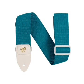 Ernie Ball Polypro Strap 5349 Tealblue & White
