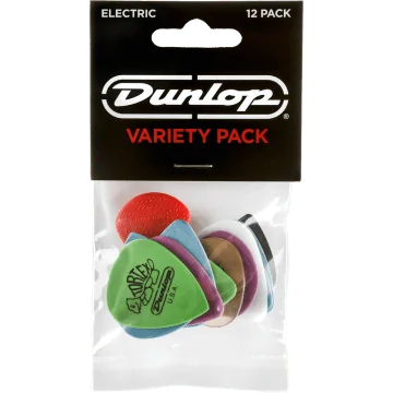 Dunlop PVP113 Electric Variety Plectrum 12-Pack