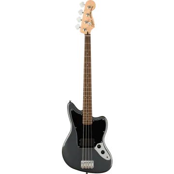 Squier Affinity Jaguar Bass, Charcoal Frost IL