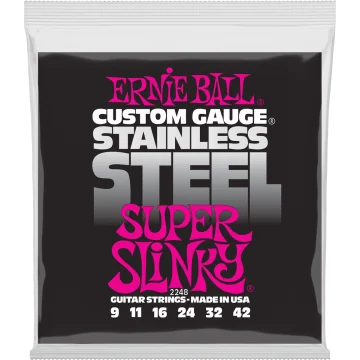 Ernie Ball Stainless Steel Super Slinky 2248