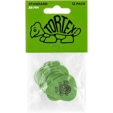 Dunlop Tortex Standard .88 Plectrum 12-Pack groen