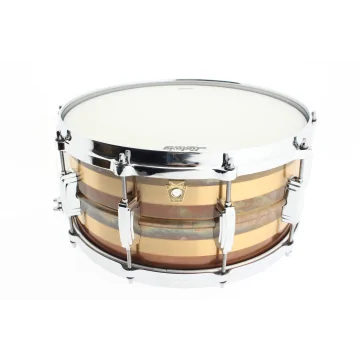 Ludwig LB552RS 14x6.5 Raw Striped Bronze