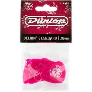 Dunlop 41P96 Delrin Plectrum 0.96mm 12-Pack