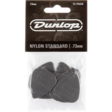Dunlop Nylon Standard .73 Plectrum 12-Pack 
