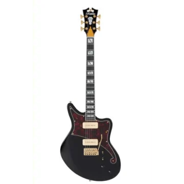 D'angelico Deluxe Bedford Solid Black, Tremolo (B-stock)