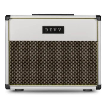 Revv 1x12" Cabinet 90-watt, Extension Cabinet White/Salt 'n Pepper
