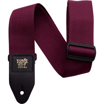 Ernie Ball Polypro Strap 4047 Bordeaux