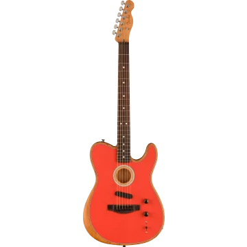 Fender LTD Acoustasonic Player Telecaster, Fiesta Red RW