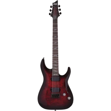 Schecter Omen Elite 6, Black Cherry Burst