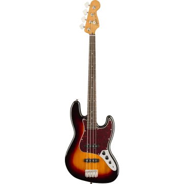 Squier Classic Vibe '60s Jazz Bass, 3-Color Sunburst, Laurel Fingerboard