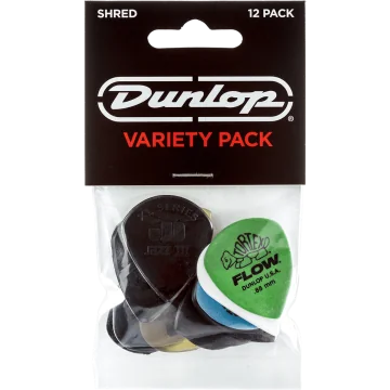 Dunlop PVP118 Shred Plectrum Variety 12-Pack