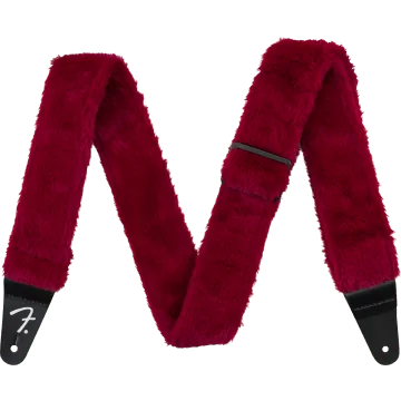 Fender Poodle Plush Strap, Red