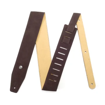 Dunlop BMF-S02 Suede Strap Mahogany