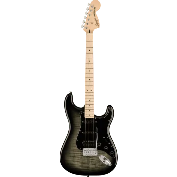 Squier Affinity Stratocaster FMT HSS, Black Burst MN