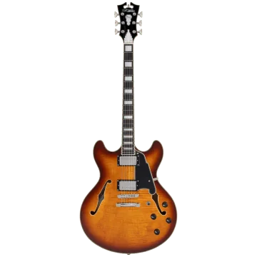 D'angelico Premier DC Dark Iced Tea Burst