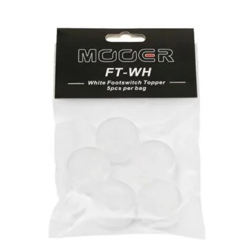 Mooer Candy Footswitch Topper, white, 5 pcs.