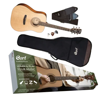Cort Earth 60 - Natural Open Pore Starterpack