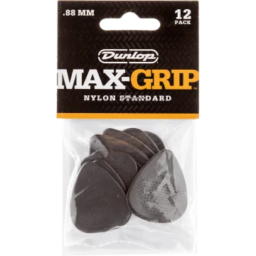 Dunlop 449P088 Max Grip Plectrum 0.88mm 12-Pack