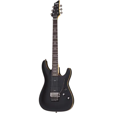 Schecter Demon-6 FR, Aged Black Satin