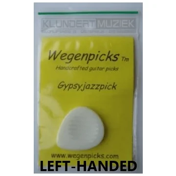 Wegenpicks Gypsyjazzpick 3.5 Wit, Linkshandig