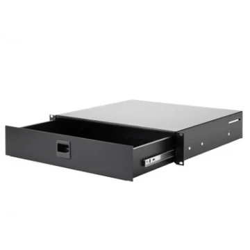 Adam Hall Rack Drawer 2 U Staal