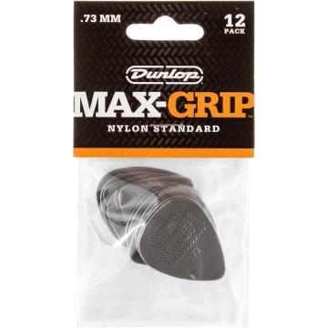 Dunlop 449P073 Max Grip Plectrum 0.73mm 12-Pack