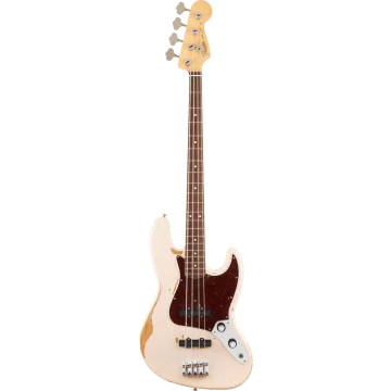 Fender Flea Jazz Bass, Road Worn Shell Pink RW