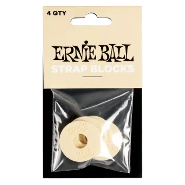 Ernie Ball Strap blocks cream 5624