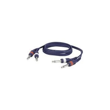 DAP FL22 - 2 Mono Jack L/R > 2 Mono Jack L/R, 1,5 mtr.