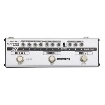 Valeton Dapper Mini Effect Strip. Overdrive, Chorus, Delay, Tuner