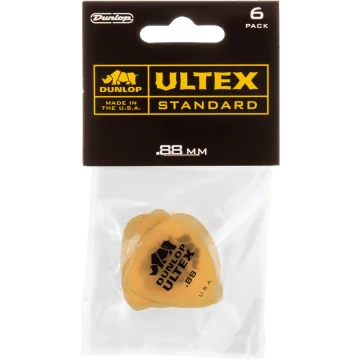 Dunlop 421P88 Ultex Standard Plectrum 0.88mm 6-Pack